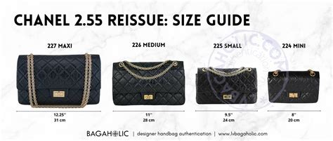 chanel classic flap size compare|Chanel bag size chart.